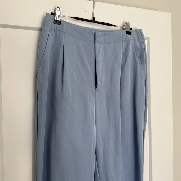 GAP High Rise SoftSuit Trousers Light Blue - Picture 3 of 4